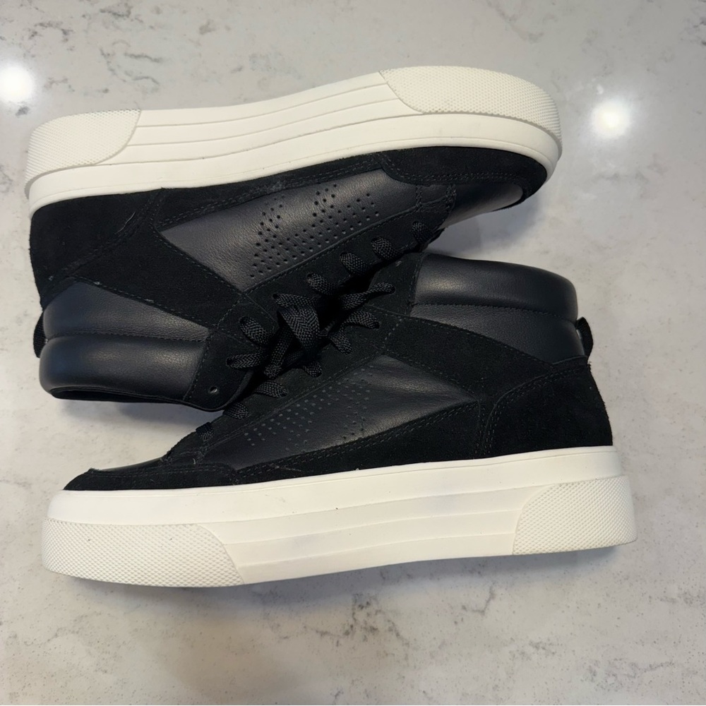 Le Tigre Midtown Hightop Black and White Shoe Size 8.5 - Picture 4 of 12